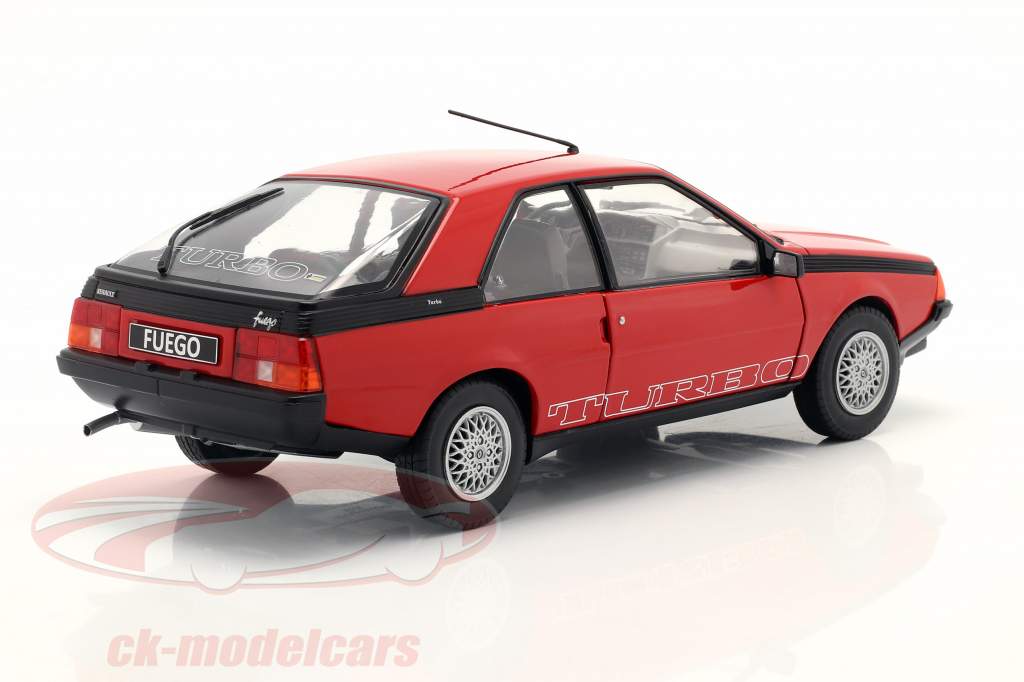 Renault Fuego Turbo year 1980 red 1:18 Solido