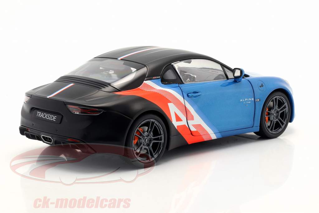 Alpine A110S Trackside Edition 2021 blue / black / Red / White 1:18 Solido