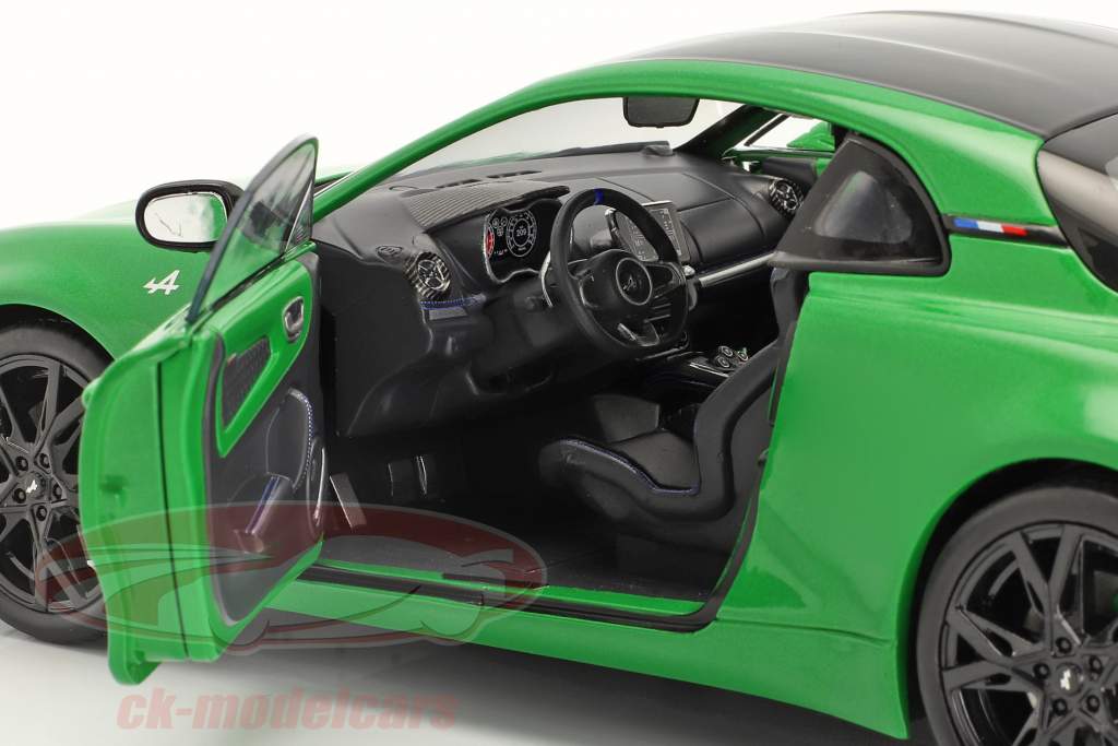 Alpine A110S Pure Color Edition 2021 grøn metallisk 1:18 Solido