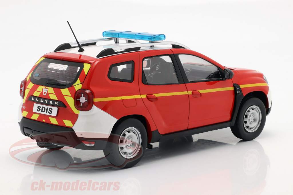 Dacia Duster MK2 Brandvæsen 2021 Rød / hvid / gul 1:18 Solido