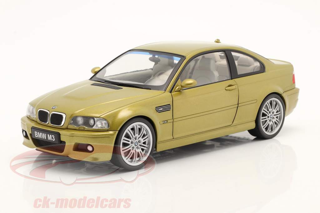 BMW M3 (E46) Anno di costruzione 2000 Fenice giallo 1:18 Solido