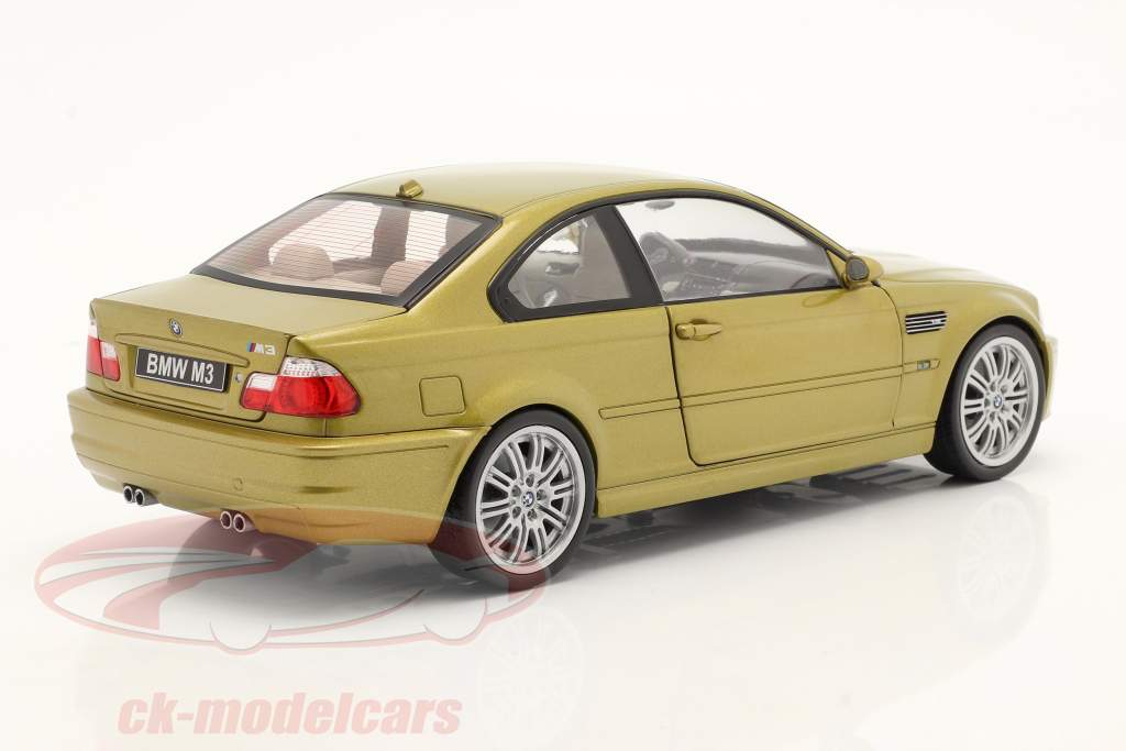 BMW M3 (E46) Baujahr 2000 phönix gelb 1:18 Solido