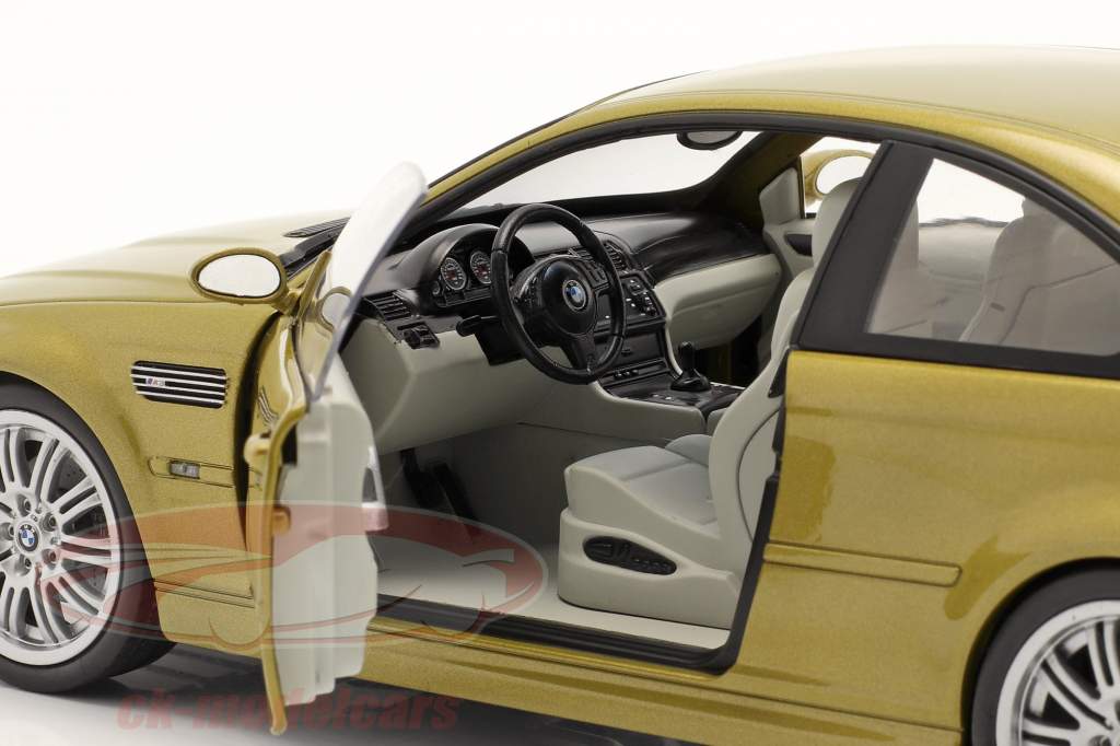 BMW M3 (E46) Año de construcción 2000 Fénix amarillo 1:18 Solido