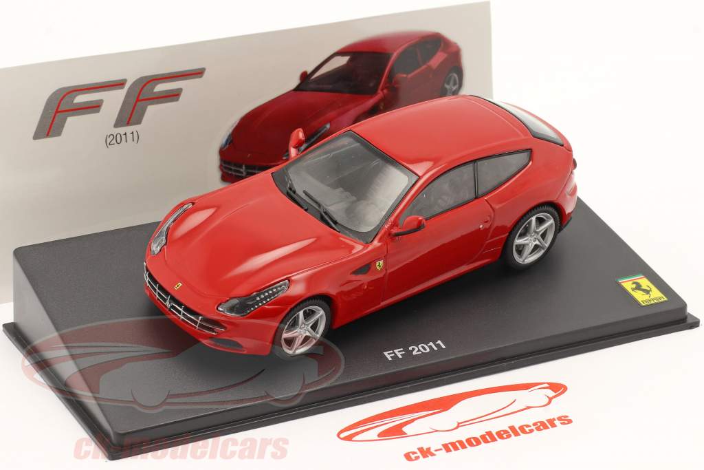 Ferrari FF year 2011 with showcase red 1:43 Altaya