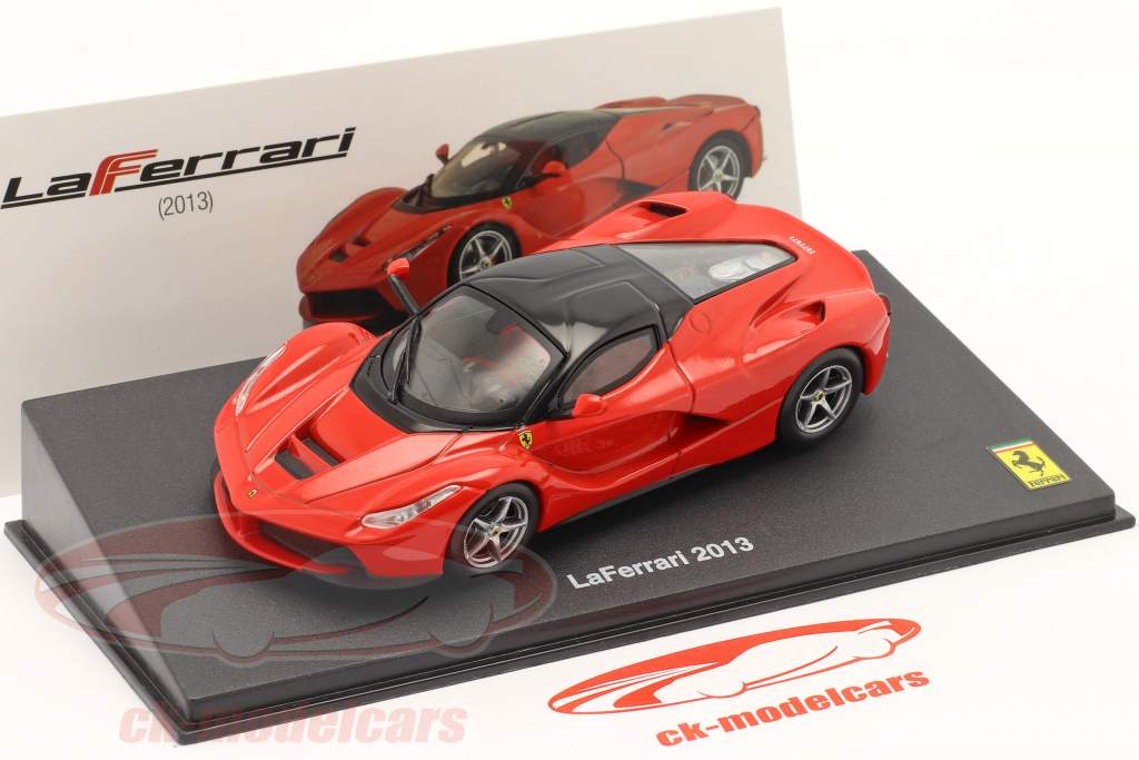 Ferrari LaFerrari Año de construcción 2013 con Escaparate rojo 1:43 Altaya