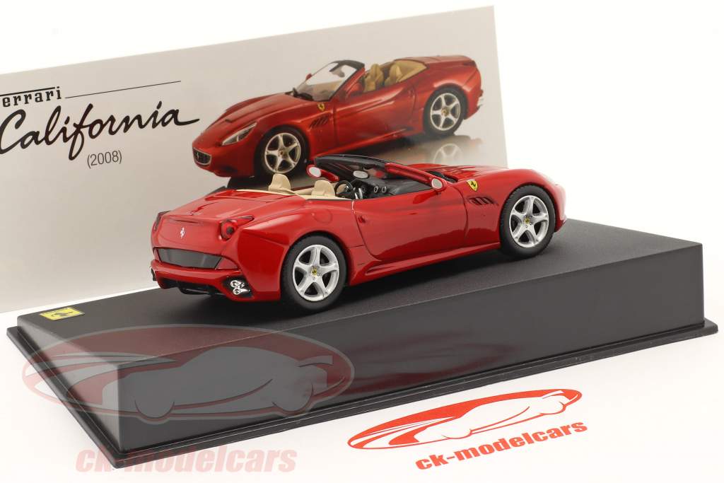 Ferrari California year 2008 with showcase red 1:43 Altaya
