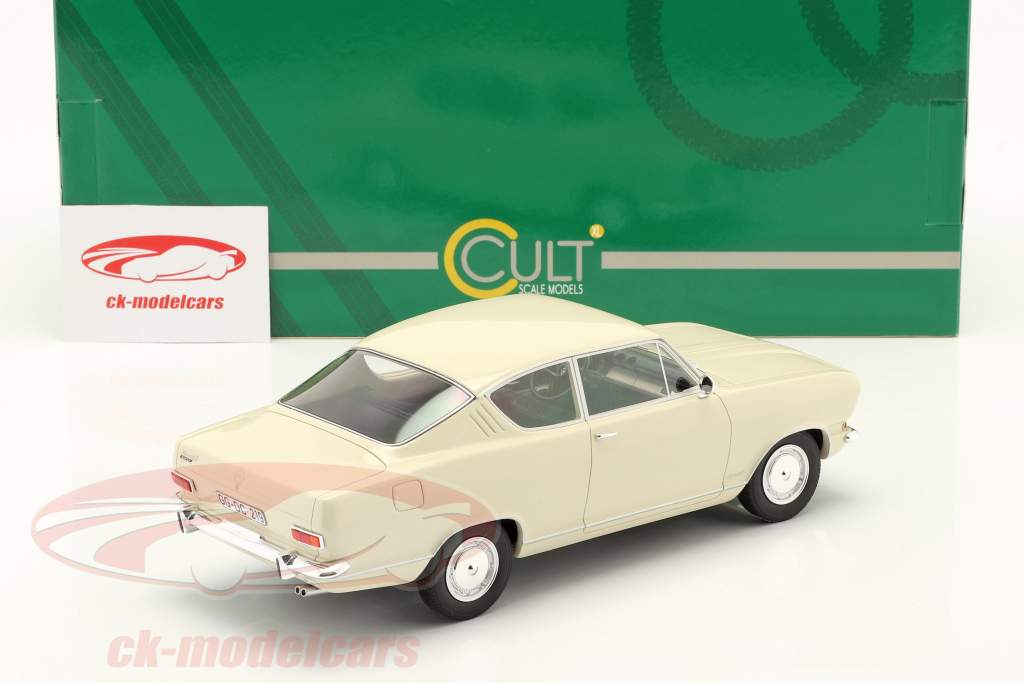 Opel Kadett B Kiemen-Coupe Año de construcción 1966 blanco 1:18 Cult Scale