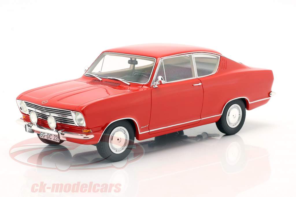 Opel Kadett B Kiemen-Coupe Année de construction 1966 rouge 1:18 Cult Scale