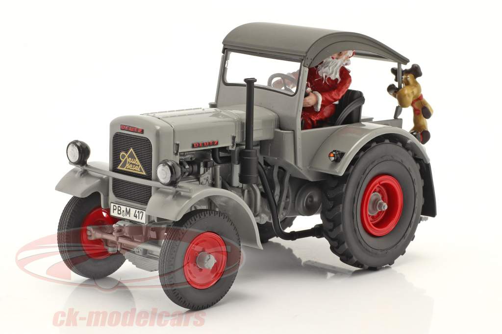 Deutz F3 M417 traktor jul Edition 2021 Grå 1:32 Schuco