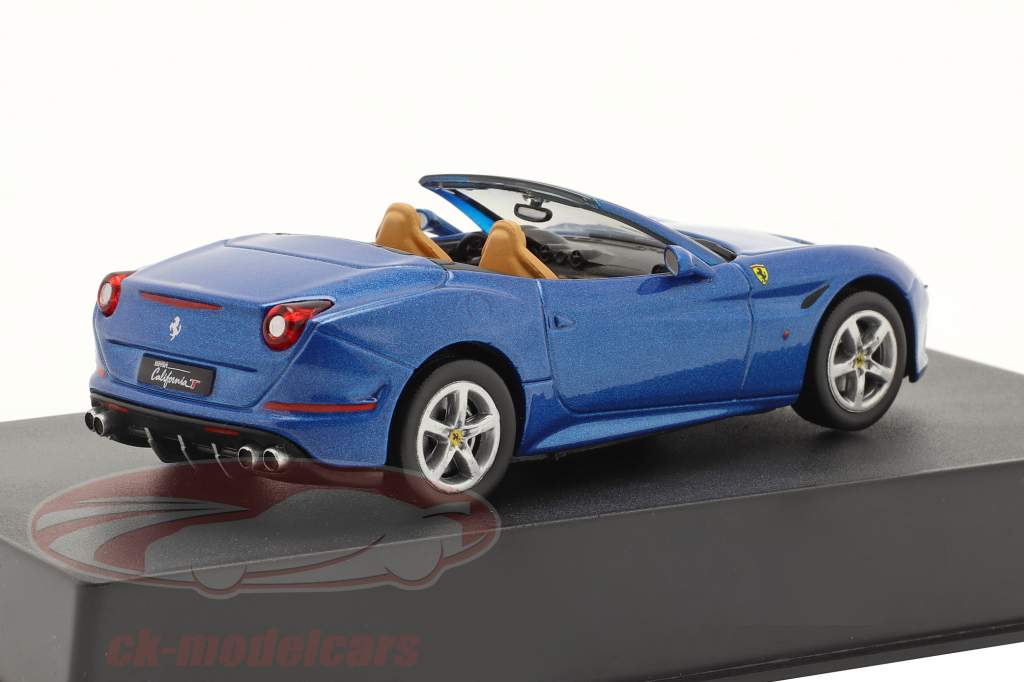 Ferrari California T Ano de construção 2014 Com Mostruário azul metálico 1:43 Altaya