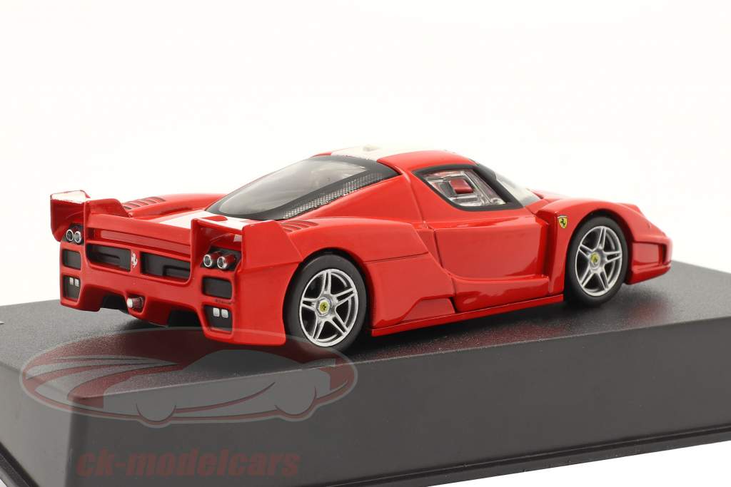 Ferrari FXX 建设年份 2005 和 展示柜 红色的 / 白色的 1:43 Altaya