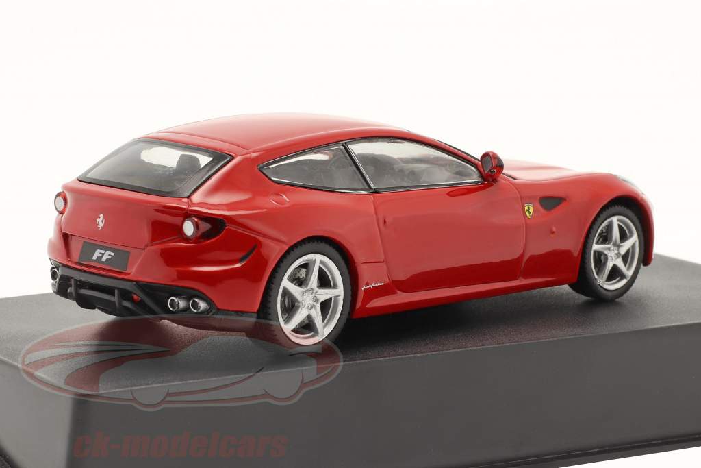 Ferrari FF Baujahr 2011 mit Vitrine rot 1:43 Altaya