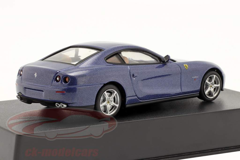 Ferrari 612 Scaglietti Año de construcción 2004 con Escaparate azul 1:43 Altaya