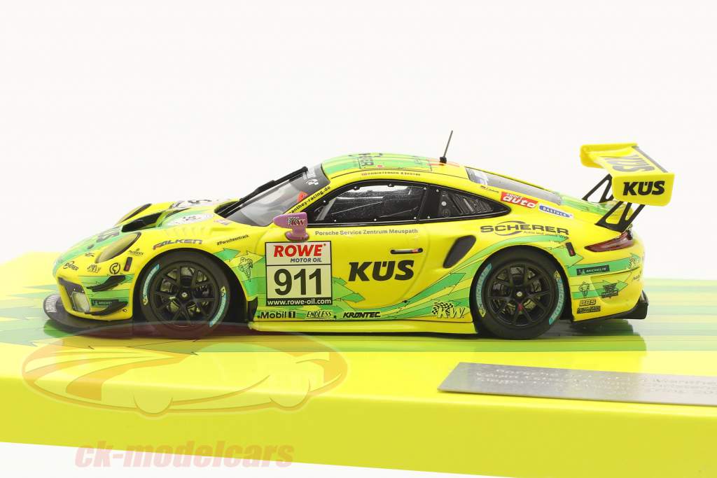 Porsche 911 GT3 R #911 vincitore VLN 7 Nürburgring 2021 Manthey Grello 1:43 Minichamps