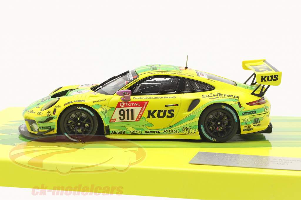 Porsche 911 GT3 R #911 ganador 24h Nürburgring 2021 Manthey Grello 1:43 Minichamps