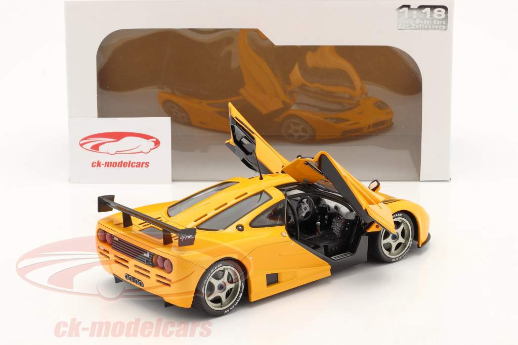 McLaren F1 GT-R Année de construction 1996 papaya Orange 1:18 Solido