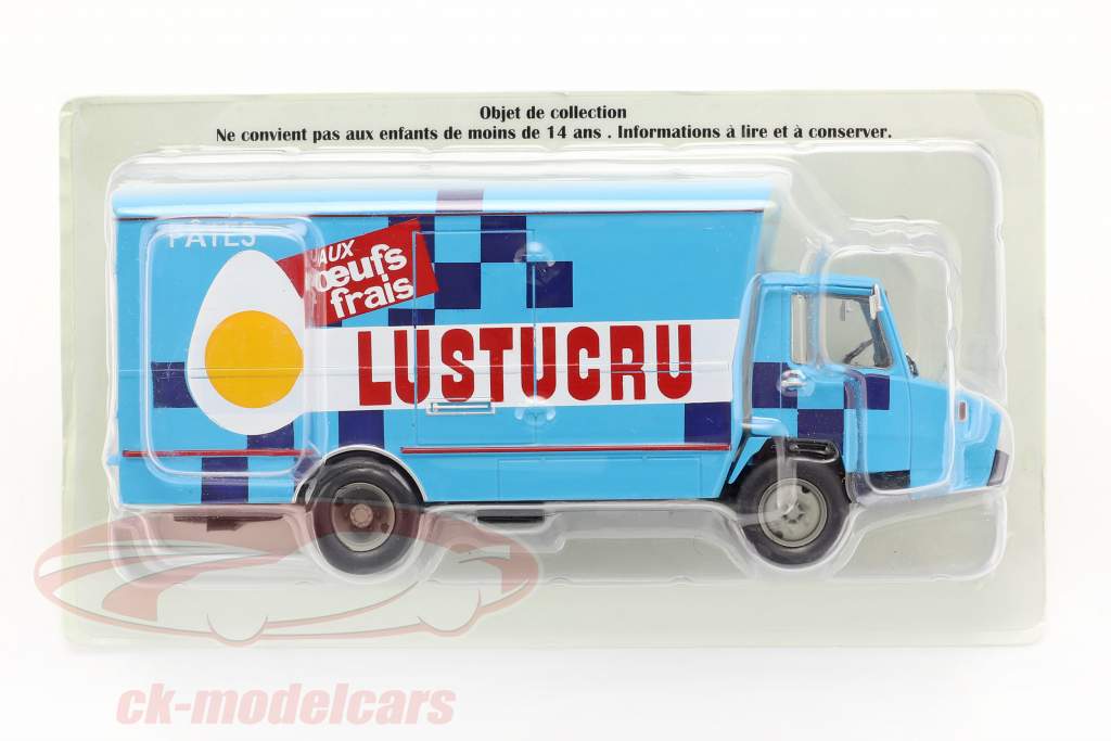 Berliet Stradair 20 camioneta Lustucru Año de construcción 1968 azul 1:43 Hachette