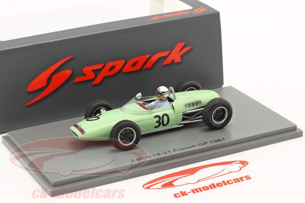 Henry Taylor Lotus 18-21 #30 Frankreich GP Formel 1 1961 1:43 Spark