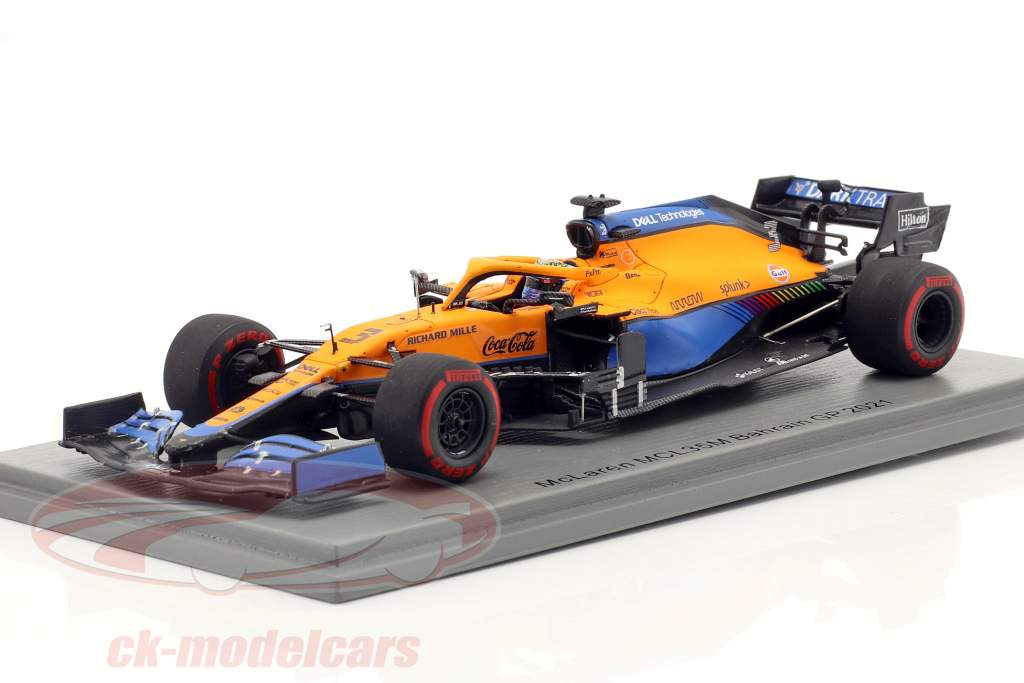 Daniel Ricciardo McLaren MCL35M #3 Séptimo Bahréin GP fórmula 1 2021 143 Spark