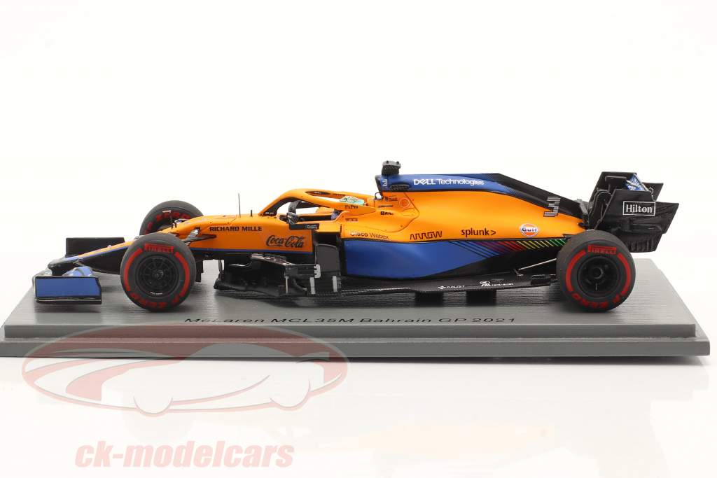 Daniel Ricciardo McLaren MCL35M #3 7th Bahrain GP Formel 1 2021 143 Spark