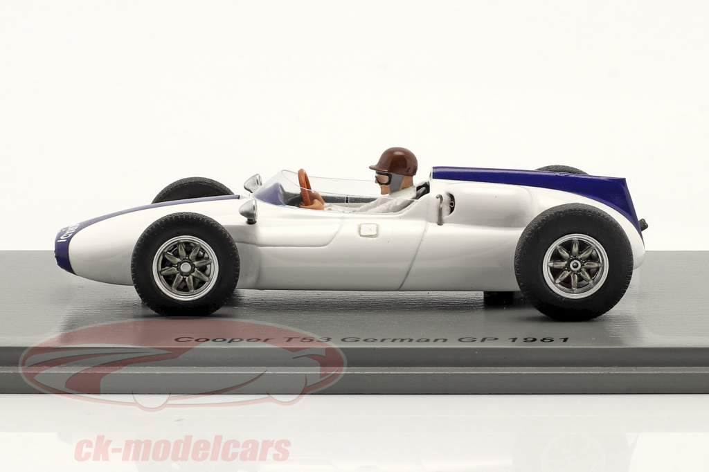 Ian Burgess Cooper T53 #30 alemán GP fórmula 1 1961 1:43 Spark