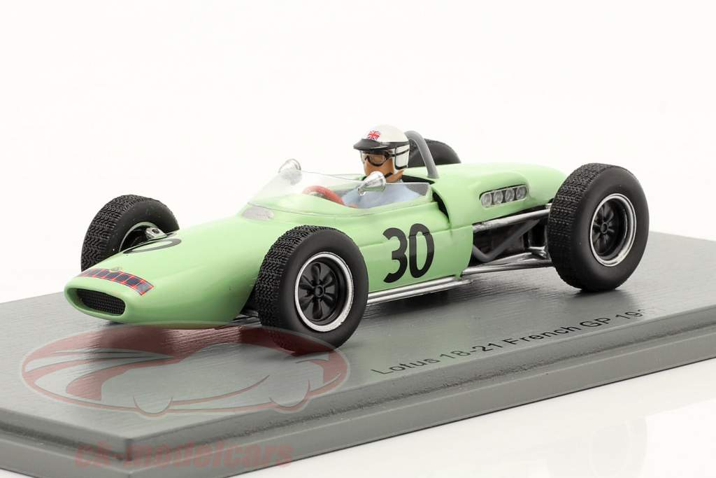 Henry Taylor Lotus 18-21 #30 French GP formula 1 1961 1:43 Spark