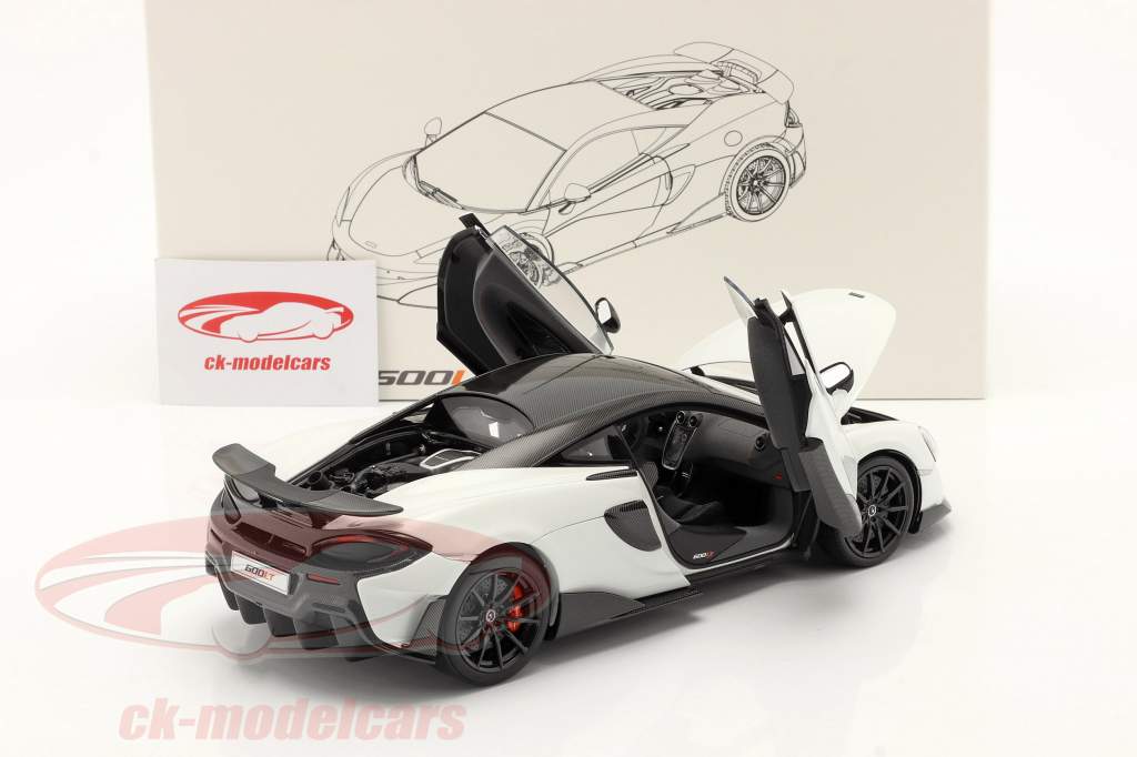 McLaren 600LT Byggeår 2019 hvid 1:18 LCD Models