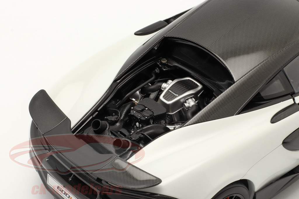 McLaren 600LT Año de construcción 2019 blanco 1:18 LCD Models
