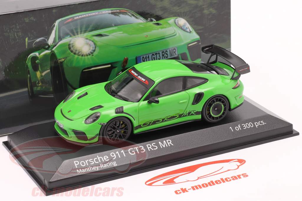Porsche 911 (991 II) GT3 RS MR Manthey Racing vert 1:43 Minichamps