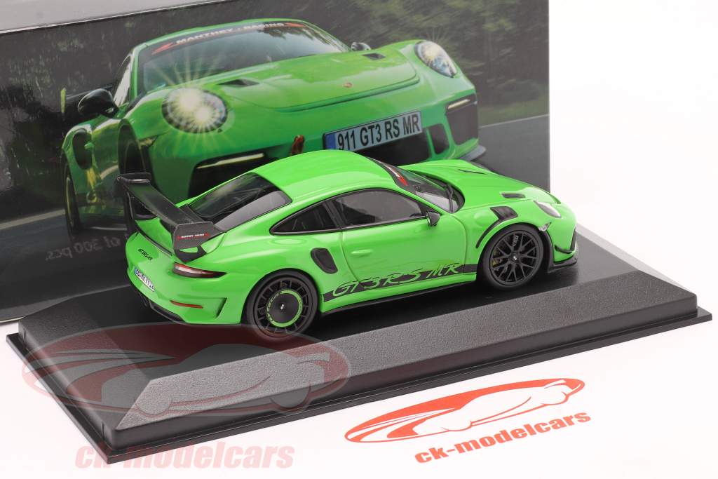 Porsche 911 (991 II) GT3 RS MR Manthey Racing grøn 1:43 Minichamps