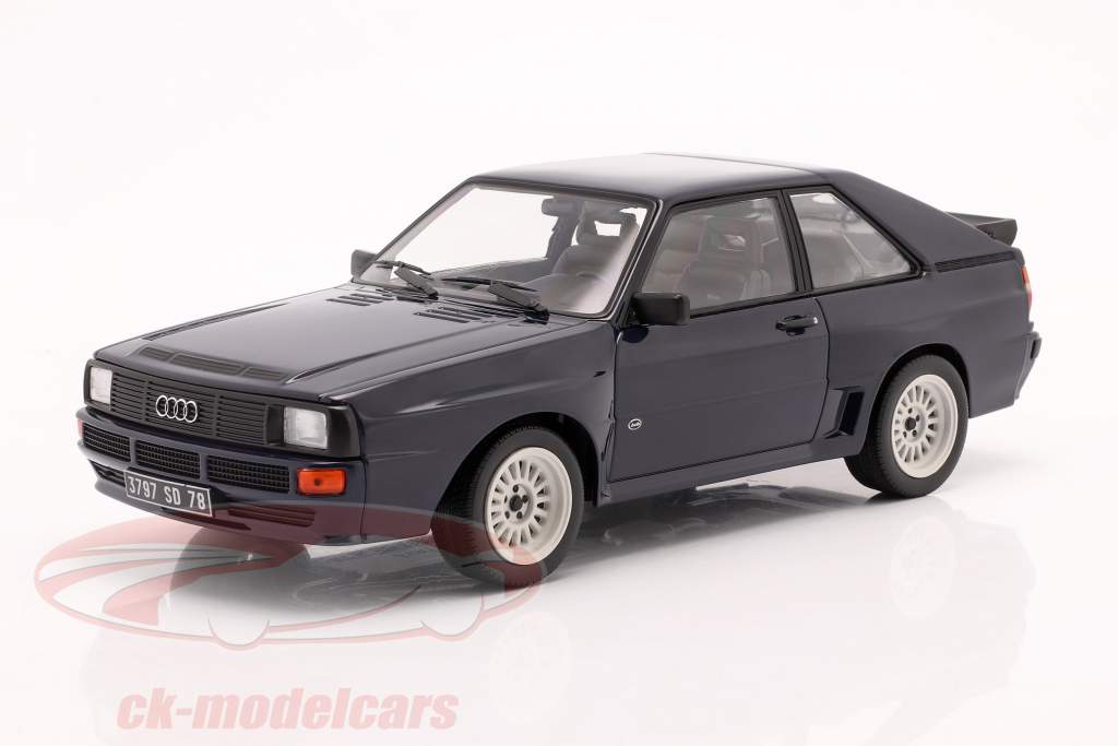 Audi Sport quattro Año de construcción 1985 azul oscuro 1:18 Norev