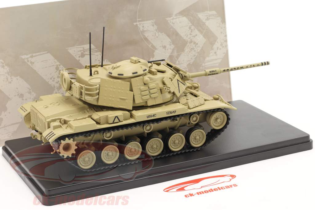 M60 A1 Panzer Véhicule militaire couleur sable 1:48 Solido