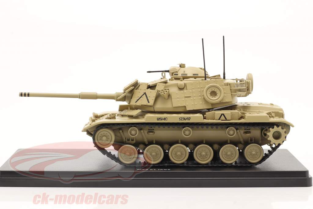 M60 A1 Panzer Militært køretøj sand farvet 1:48 Solido