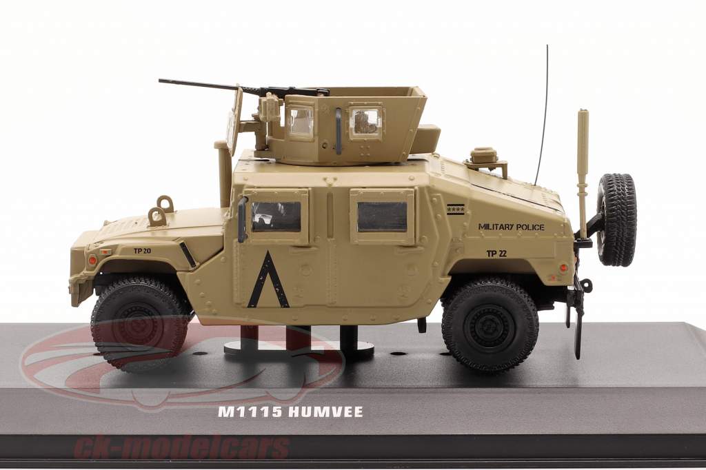 M1151 Humvee MP Vehículo militar color arena 1:48 Solido