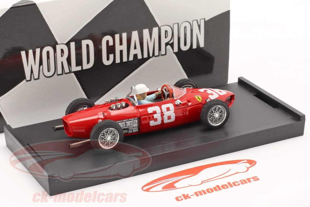 Phil Hill Ferrari 156 #38 3 Monaco GP formel 1 Verdensmester 1961 1:43 Brumm