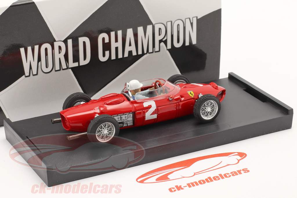 Phil Hill Ferrari 156 #2 Ganador italiano GP fórmula 1 Campeón mundial 1961 1:43 Brumm