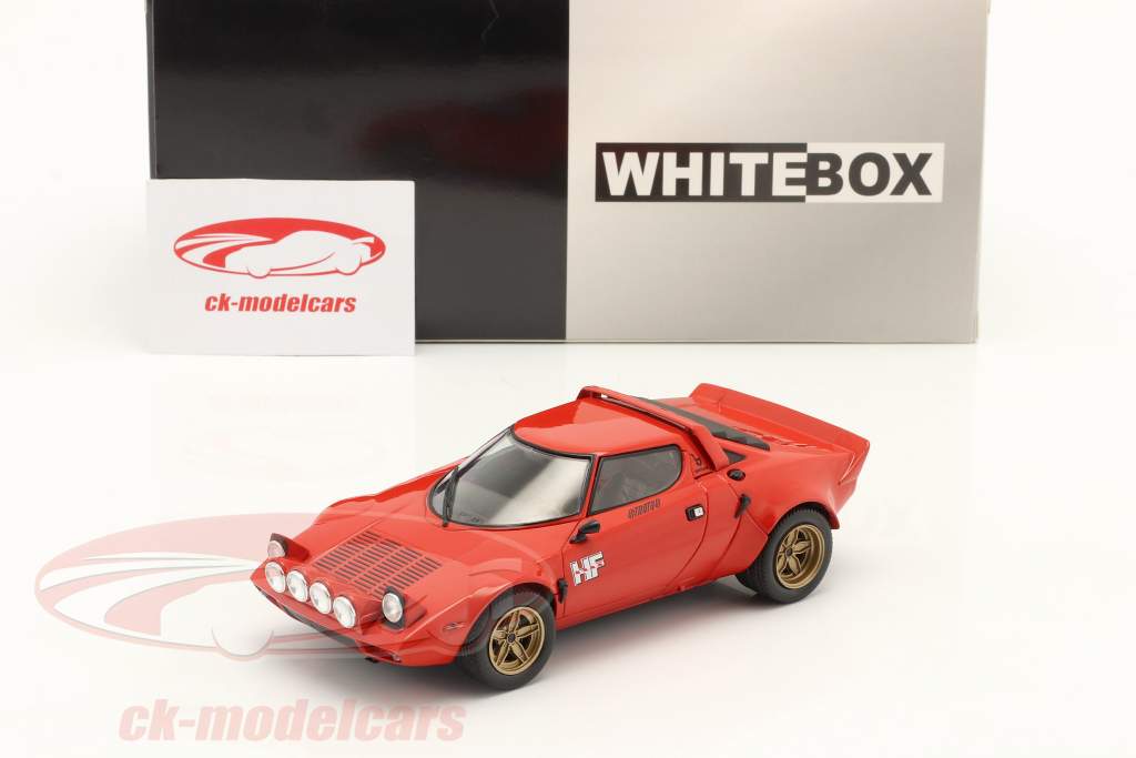 Lancia Stratos HF Rød 1:24 WhiteBox
