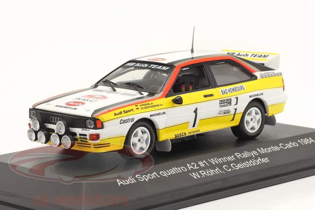 AUDI Quattro Sport E2 №2 Rally Monte-Carlo (Walter Röhrl - Christian Geistdörfer) (1986