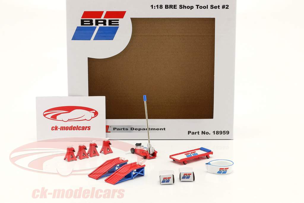 Shop Tool Set #2 Brock Racing Enterprises BRE 1:18 GMP