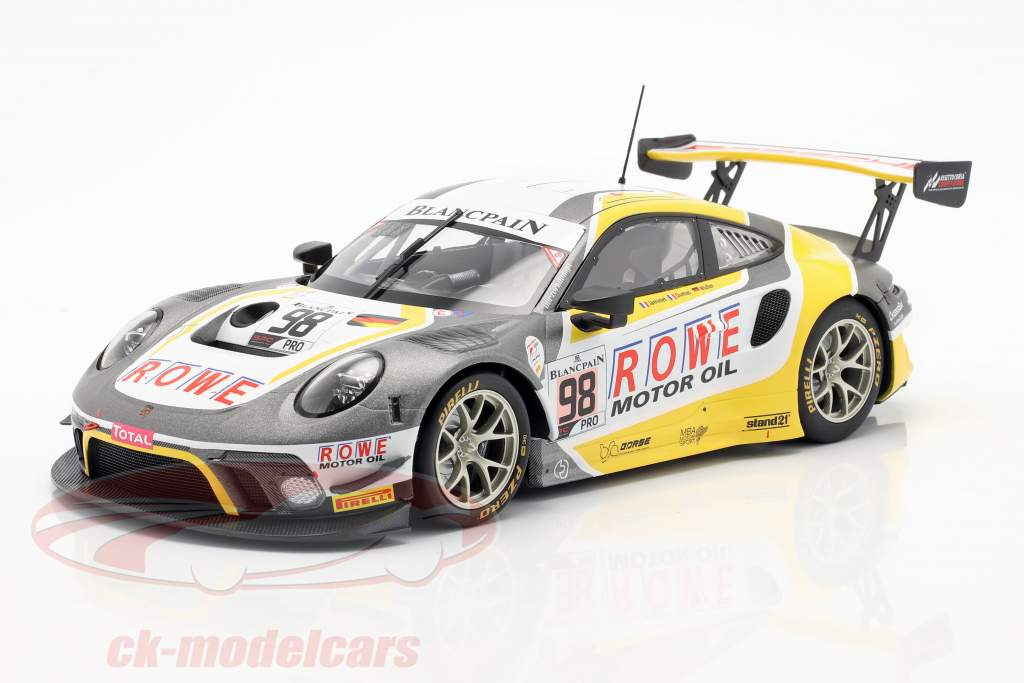Porsche 911 GT3 R #98 5th 24h Spa 2019 ROWE Racing 1:18 Minichamps