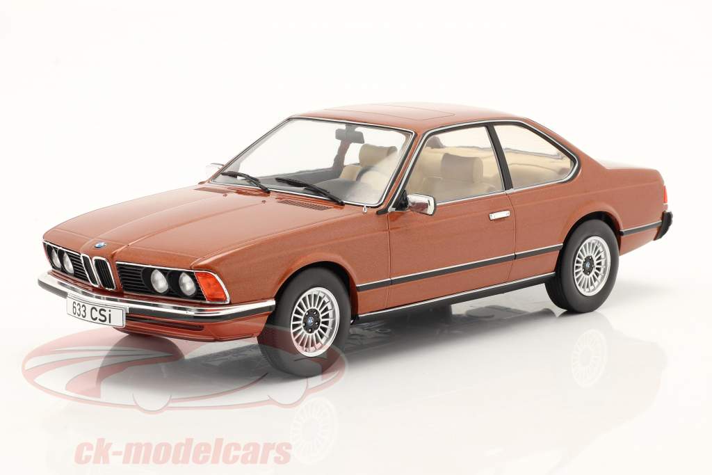 BMW 6-serie (E24) Byggeår 1976 Brun metallisk 1:18 Model Car Group