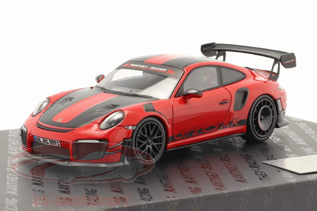 Porsche 911 (991 II) GT2 RS MR Manthey Racing Registra giro 1:43 Minichamps