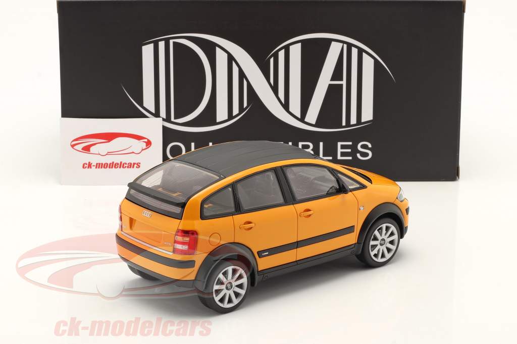Audi A2 (8Z) colour.storm Baujahr 2003 Papaya orange 1:18 DNA Collectibles