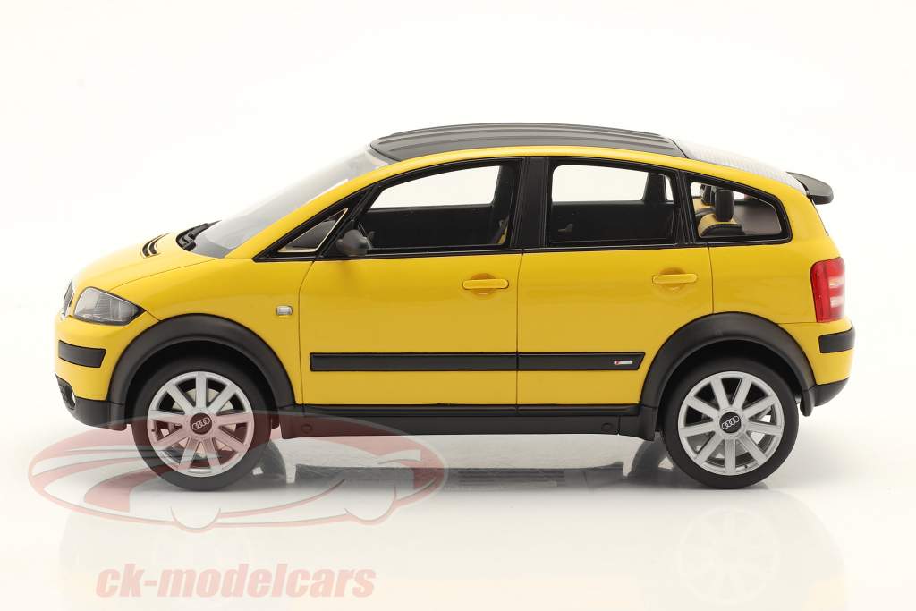 Audi A2 (8Z) colour.storm Ano de construção 2003 Imola amarelo 1:18 DNA Collectibles