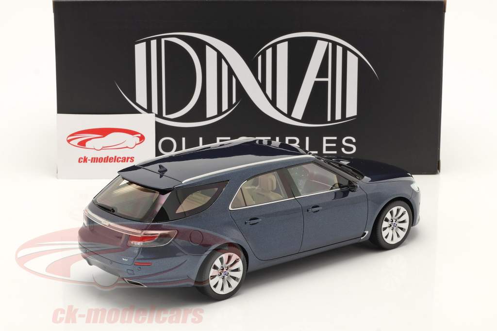 Saab 9-5 Sportcombi New Edition 2010 fjord blå 1:18 DNA Collectibles