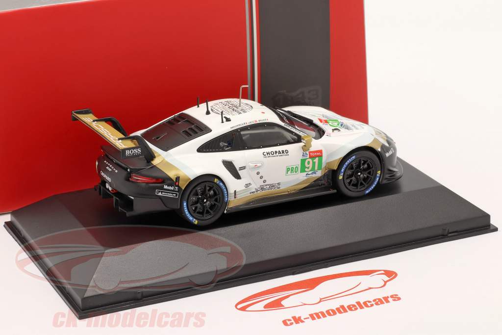 Porsche 911 RSR #91 2nd LMGTE Pro 24h LeMans 2019 Porsche GT Team 1:43 Ixo