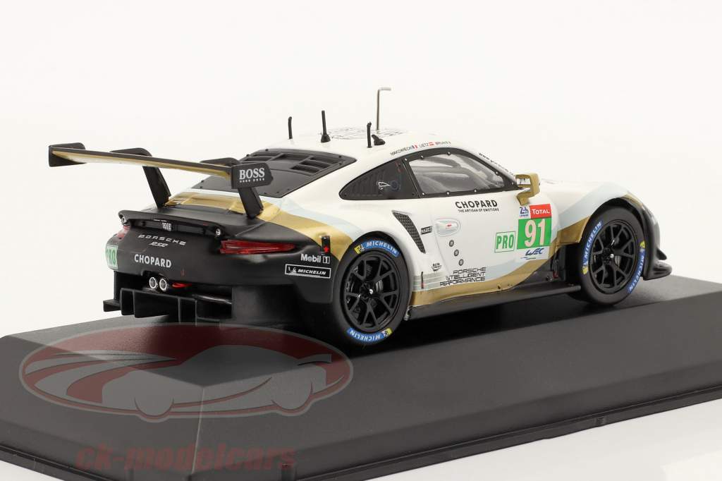 Porsche 911 RSR #91 2do LMGTE Pro 24h LeMans 2019 Porsche GT Team 1:43 Ixo