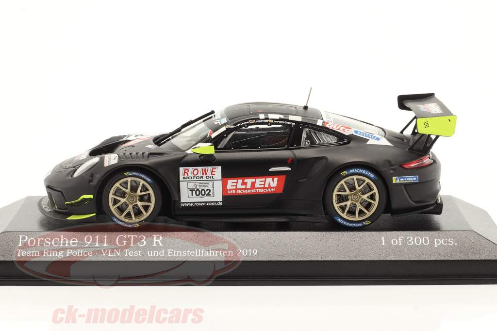 Porsche 911 GT3 R #8 Essais routiers VLN2 Nürburgring 2019 Iron Force 1:43 Minichamps