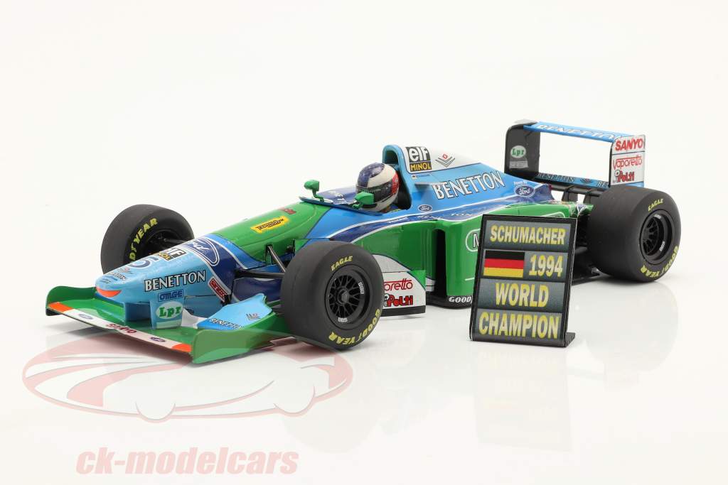 Michael Schumacher formula 1 World Champion 1994 Pit board 1:18 Cartrix