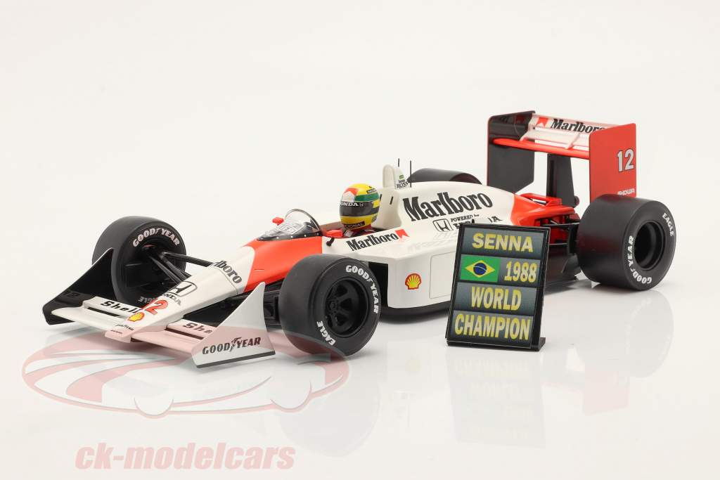 Ayrton Senna formula 1 World Champion 1988 Pit board 1:18 Cartrix